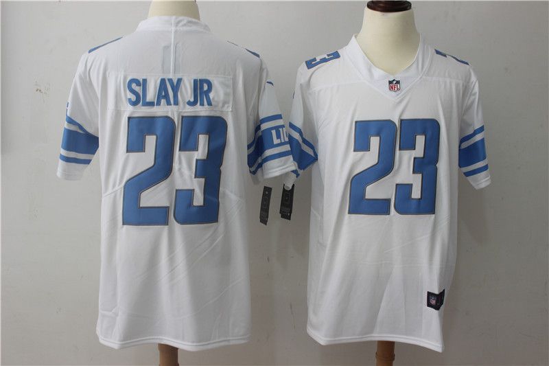 Men Detroit Lions 23 Slay jr White Vapor Untouchable New Nike Limited Player NFL Jerseys